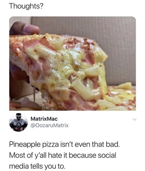 pineapple pizza meme - biolifestyle-slovensko