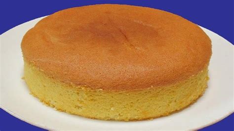 Eggless Sponge Cake Without Oven - Kitchen Cookbook