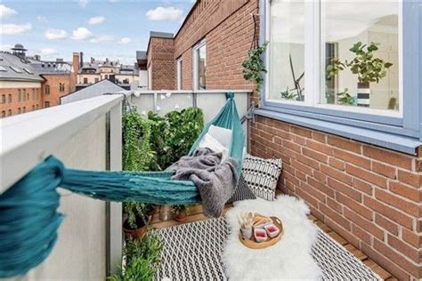 Balcony Hammock Ideas For Apartments | Hamac, Décor de balcon, Balcon d'un appartement