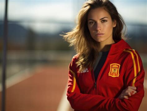 Premium AI Image | Spain women national football team victory