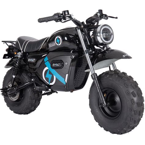 Mototec 60V 1500W Electric Powered Mini Bike Lithium Black