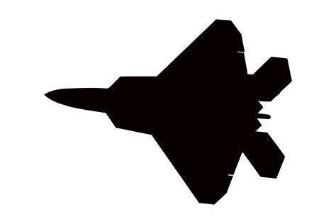 Fighter Jet Silhouette Graphic by Illustrately · Creative Fabrica