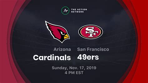 Cardinals vs. 49ers Betting Odds, Predictions & Picks (November 17, 2019)