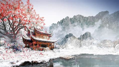 Chinese Landscape, Oriental Scenic HD wallpaper | Pxfuel