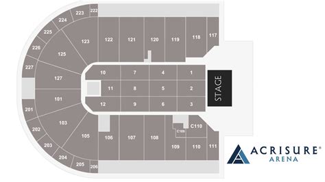 Seating Maps – Acrisure Arena