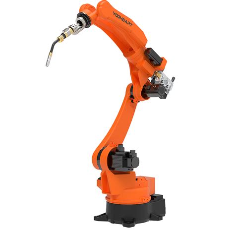 China Tig Welding Robot Arm - 6 Axis Arc welding Robot 1450mm arm length With Megmeet welding ...