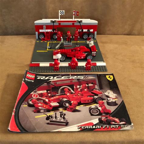 8375 Lego Complete Ferrari f1 pit crew set racing car instructions racers #Lego | Ferrari f1 ...