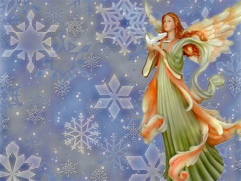 🔥 Download Christmas Desktop Wallpaper Angel by @lward90 | Christmas ...