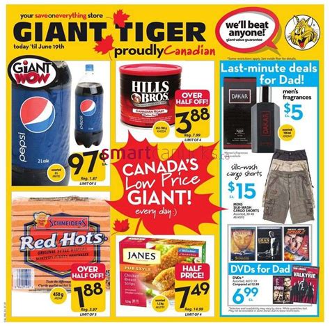 Giant Tiger flyer Jun 12 to 19