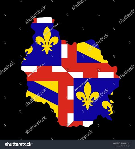 Burgundy Map Flag Vector Silhouette Illustration Stock Vector (Royalty Free) 2145517321 ...