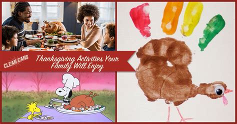 Thanksgiving Activities Your Family Will Enjoy - Clean Cans