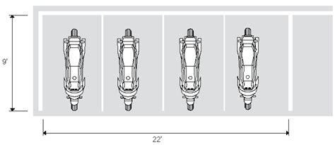 Motorcycle Parking Dimensions - Motorcycle You