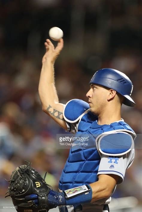 Austin Barnes , LAD // August 6, 2017 at NYM | Dodgers, Dodgers baseball, La dodgers