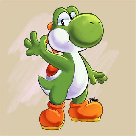 Yoshi. | Super mario art, Yoshi drawing, Mario yoshi