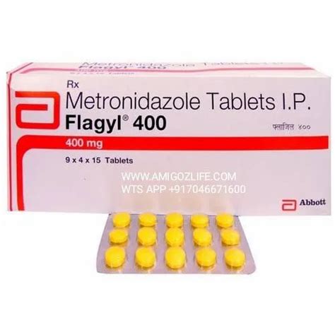 Metronidazole 200mg For Flagyl 400mg, 15 Tablet Per Strip, 200 Mg,400 Mg at Rs 206/stripe in ...