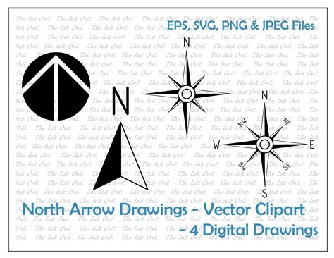 Camping Compass Clipart