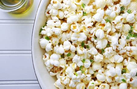 Jalapeno & Garlic Popcorn Recipe for National Popcorn Day | Savor The Thyme