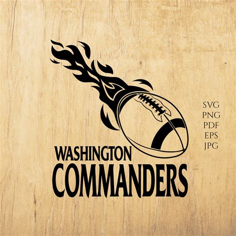 Washington Football Commanders SVG Vector Digital Design Wall Shirt Mug ...