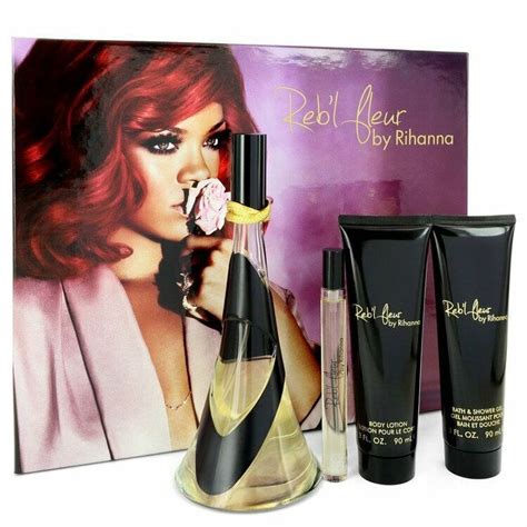 Rihanna Reb'l Fleur Women 3.4 oz Eau De Parfum Spray Gift Box Set New ...