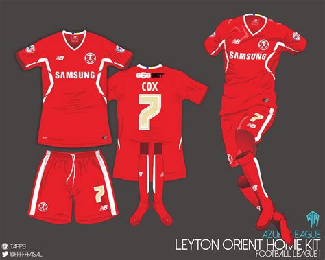 Leyton Orient FC Home Kit AL/MD9