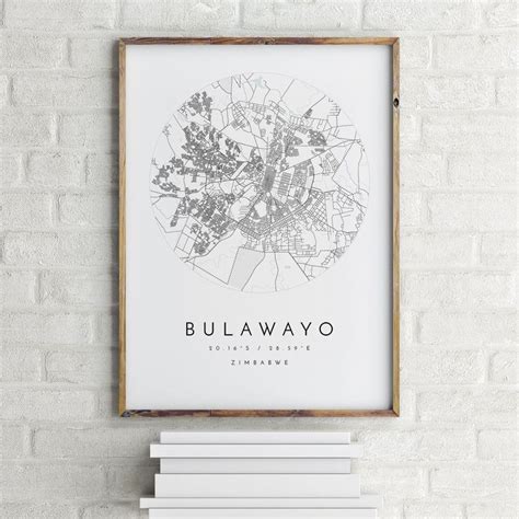 Bulawayo Map, Bulawayo, Zimbabwe, City Map, Home Town Map, Bulawayo ...