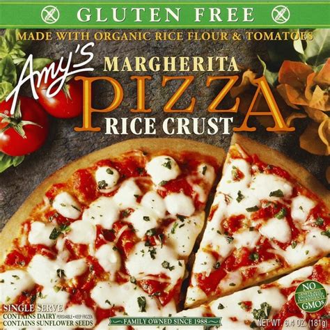 Amy's Pizza, Margherita, Rice Crust (6.4 oz) from Safeway - Instacart