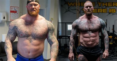 Hafthor Bjornsson Unveils Incredible 110lb Weight Loss Transformation ...