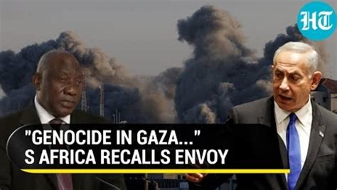 South Africa's Big Attack On Israel Over Gaza War; Recalls Diplomas ...