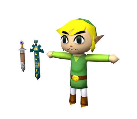 DS / DSi - The Legend of Zelda: Spirit Tracks - Link (Tunic) - The Models Resource