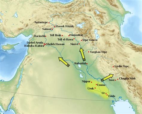 Uruk expansion - Uruk - Wikipedia | Ancient mesopotamia, Ancient ...