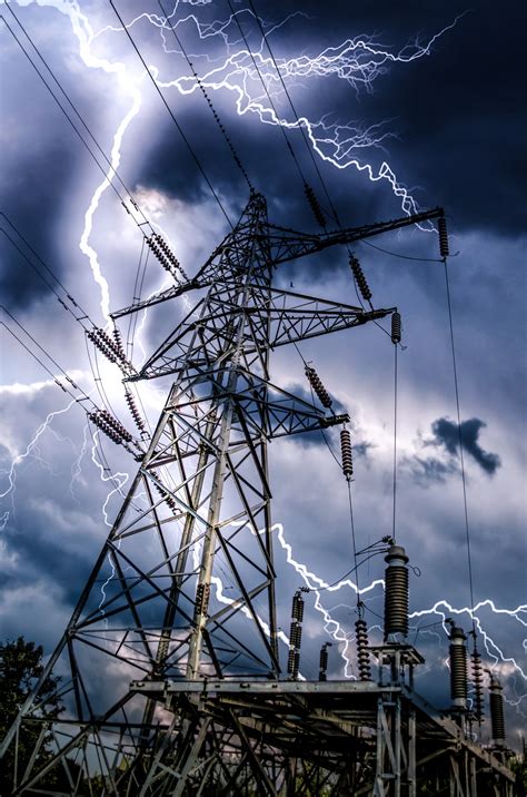 High Voltage And Storm Free Stock Photo - Public Domain Pictures