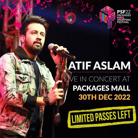 Atif Aslam Live Concert at Packages Mall Lahore