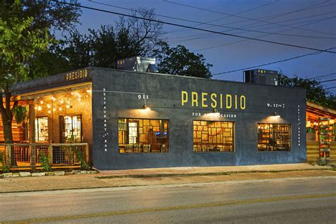 Presidio Restaurant & Bar - Built by Flywheel Co.