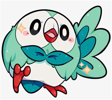 Rowlet Shiny - Pokemon Shiny Rowlet Transparent PNG - 1000x1000 - Free ...