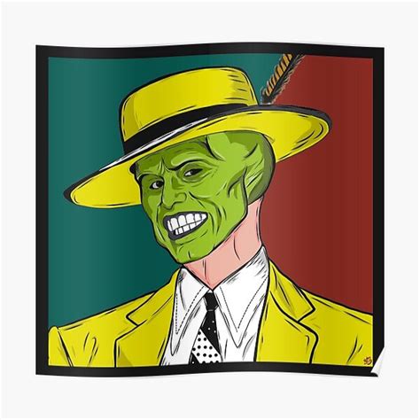 "the mask" Poster for Sale by hans11 | Redbubble