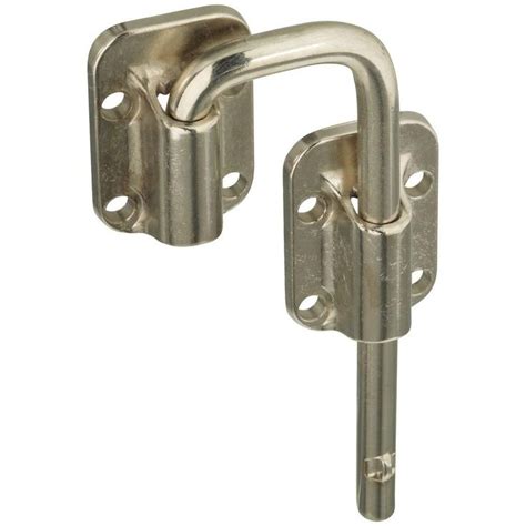 National Hardware 1-1/2 in. Sliding Door Latch in Nickel N238-972 | Interior barn doors, Barn ...