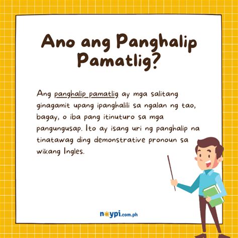 PANGHALIP PAMATLIG: Kahulugan, Uri, at Mga Halimbawa