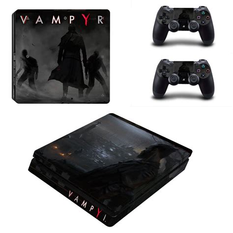 Skin Cover for PS4 Slim - Vampyr Design 2 - ConsoleSkins.co