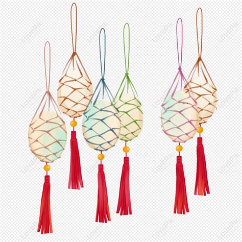 Hanging Salted Duck Eggs For The Dragon Boat Festival PNG White ...