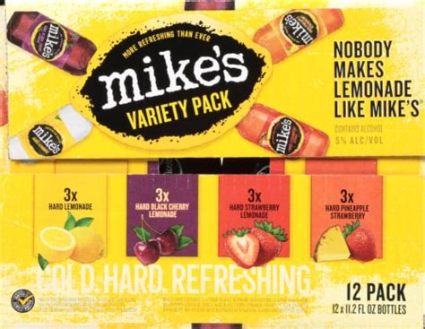 Mike's Hard Lemonade Variety Pack, 12 bottles / 11.2 fl oz - Harris Teeter