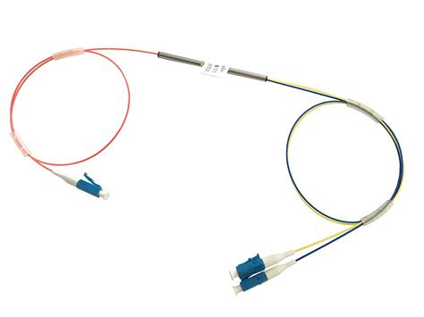 Single Mode 1x2 Fused Fiber Optic Coupler, LC Connectors - FOCONEC