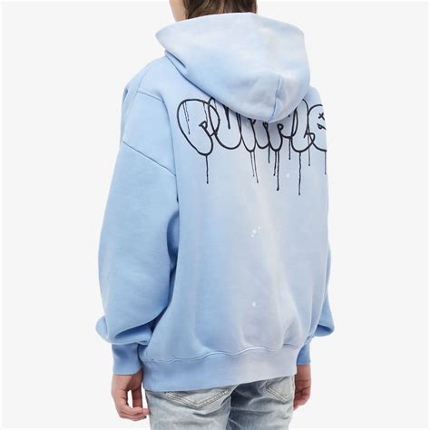 Purple Brand Distressed Bubble Logo Hoodie Blue | END. (NZ)