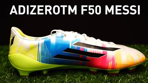 Review bota adidas adizeroTM F50 Messi - YouTube