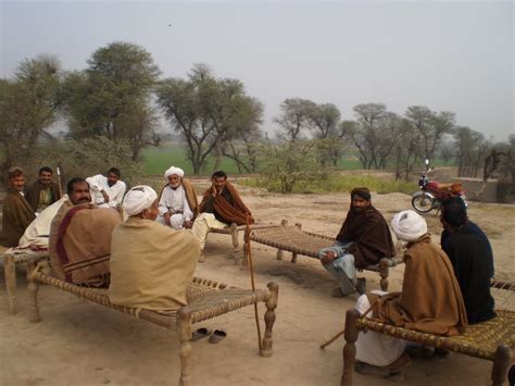 Punjab Villages and roads and fields - Mandi Bahauddin District منڈی بہاؤالدین