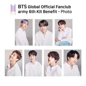 BTS Global Official Fan Club ARMY 6th Kit Benefit Photo K-POP KPOP | eBay