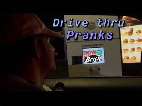 Drive thru pranks - YouTube