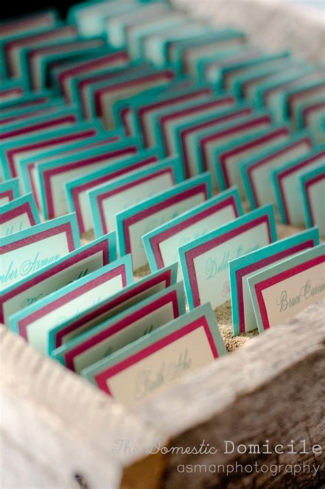 DIY Wedding Revisited: Place Cards |The Domestic Domicile