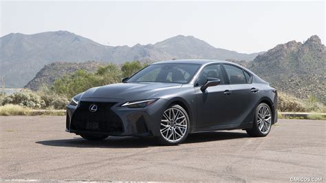 Lexus IS 500 F Sport Performance | 2022MY (Color: Cloudburst Gray) | Front Three-Quarter