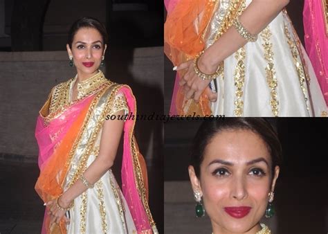 Malaika Arora Khan in the Soha Kunal Wedding - South India Jewels