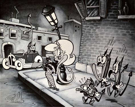 Shawn Dickinson | Cartoon styles, Rockabilly art, 1930s cartoons